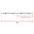 6.6FT Round Tube Rolling Library Sliding Ladder Hardware Kit with Brake