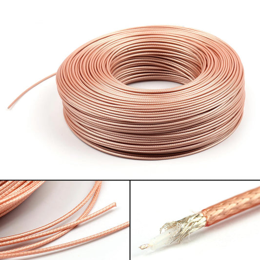 10m RG179 RF Coaxial Cable Connector 75ohm M17/94 RG-179 Coax Pigtail 32ft US