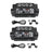 2Pcs 80W 8LED RGBW Spider Moving Head Stage Lighting Beam DMX Party DJ Lighting