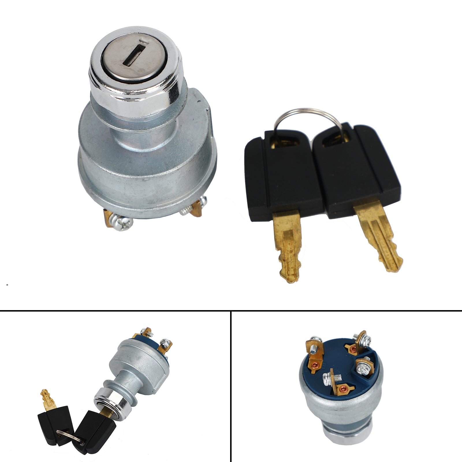 Starter Ignition Switch for Caterpillar 9G7641 – Includes 2 Keys