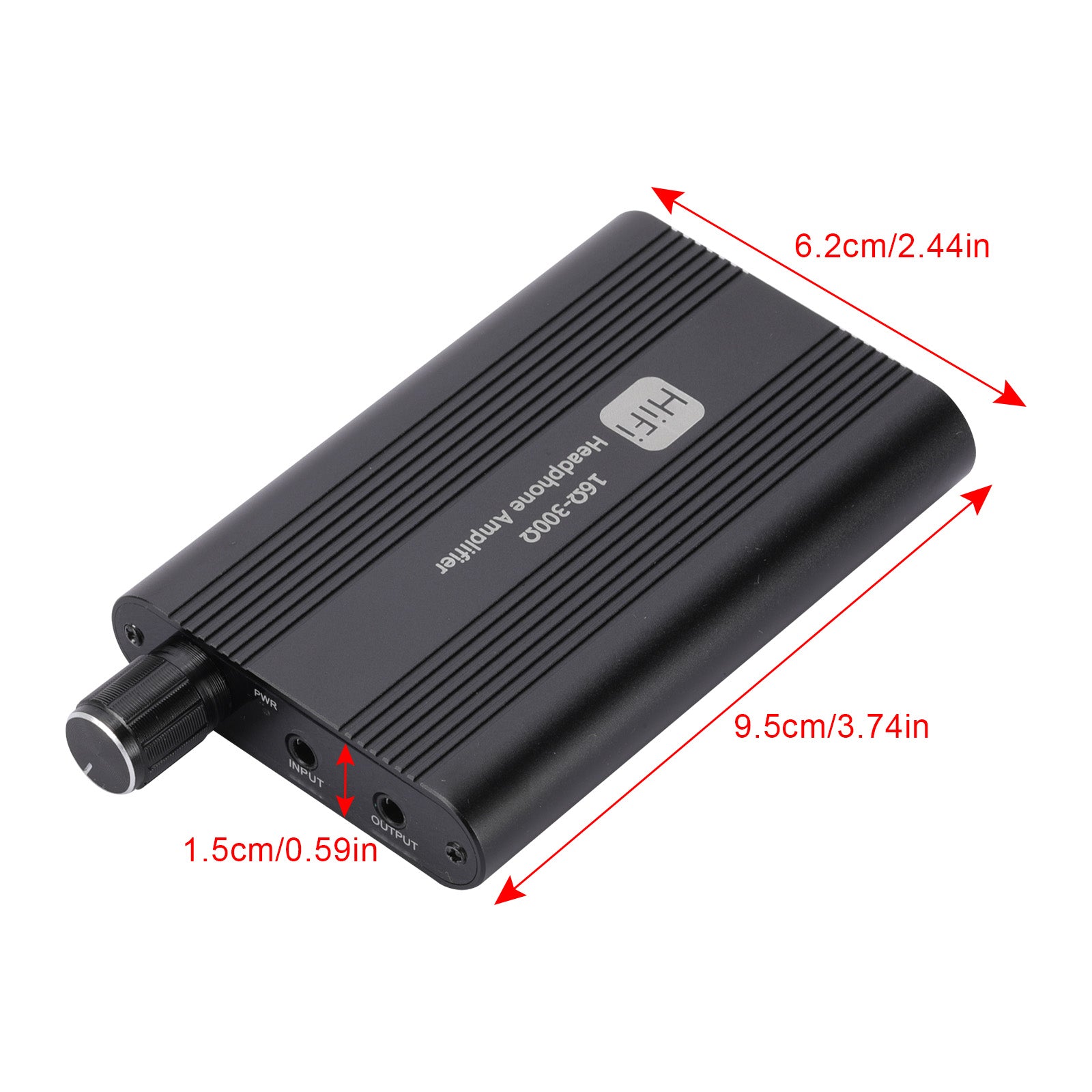 HIFI Heavy Bass Headphone Amplifier Portable Headset AMP 3.5mm AUX Audio Port