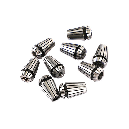 12Pcs ER16 Spring Collet Set For CNC Milling Lathe Tool Engraving Machine Steel