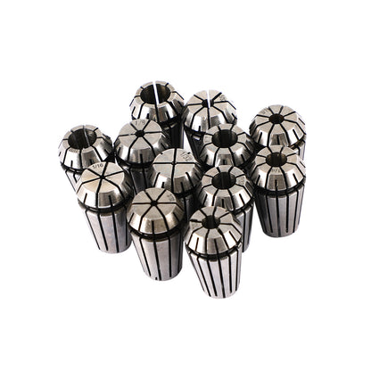 12Pcs ER16 Spring Collet Set For CNC Milling Lathe Tool Engraving Machine Steel