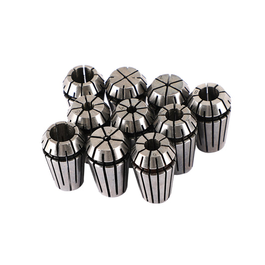 10Pcs ER16 Spring Collet Set For CNC Milling Lathe Tool Engraving Machine Steel, 10Pcs ER16(1-10mm)