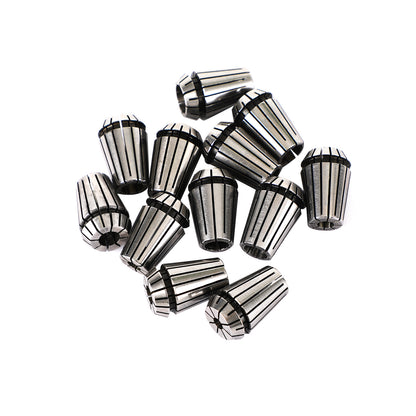12Pcs ER20 Spring Collet Set For CNC Milling Lathe Tool Engraving Machine Steel