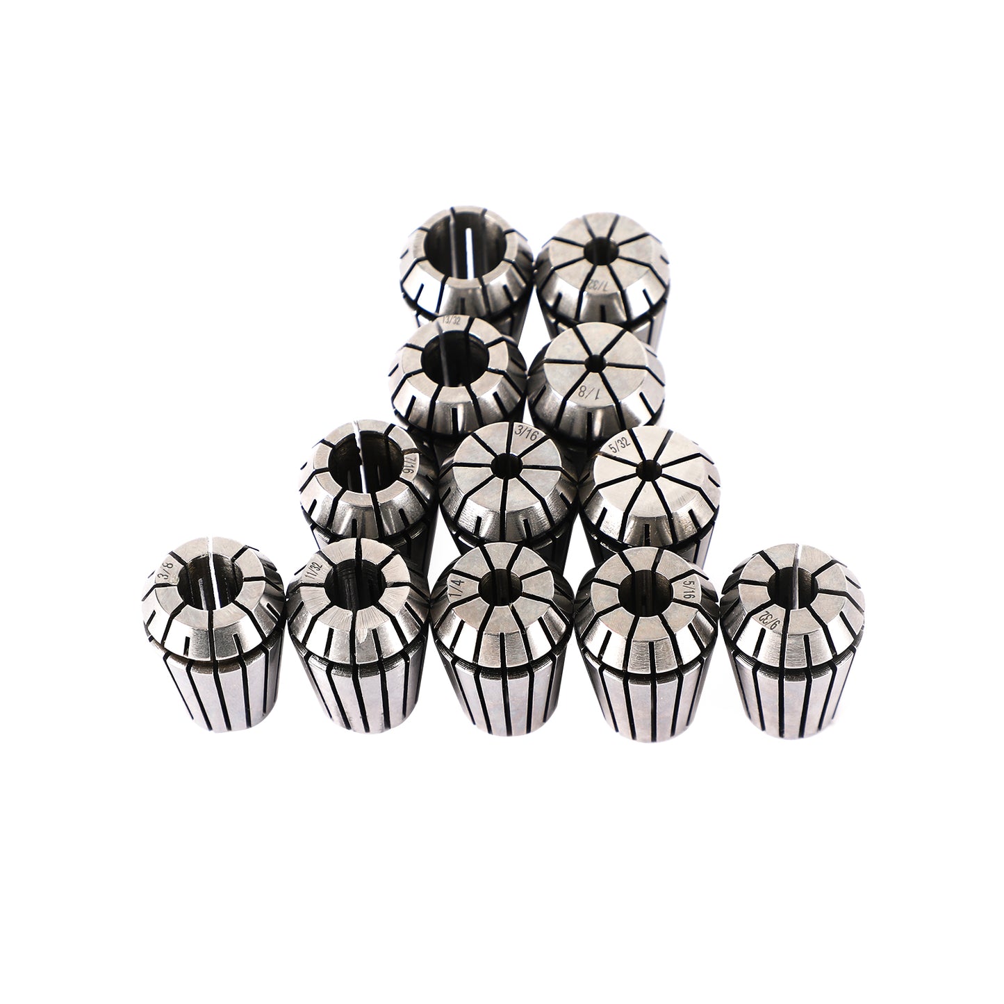 12Pcs ER20 Spring Collet Set For CNC Milling Lathe Tool Engraving Machine Steel
