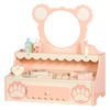 Kids Vanity Set with Storage Drawer Little Girls' Makeup Table with Mirror Toddler Pretend Play Vanity Desk with 8 Makeup Accessories Princess Vanity for 3+ Years Old Kids