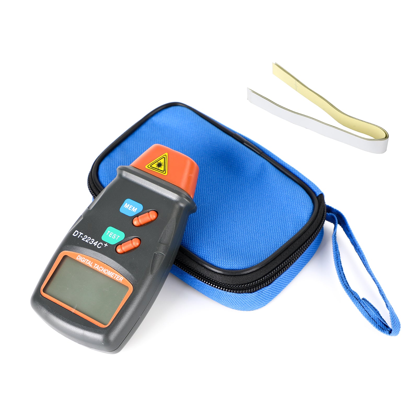 Digital Non Contact Tachometer Laser Photo RPM Tach Meter Motor Speed Gauge
