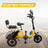 Yellow Electric Trike with Long-Lasting Battery & Comfort