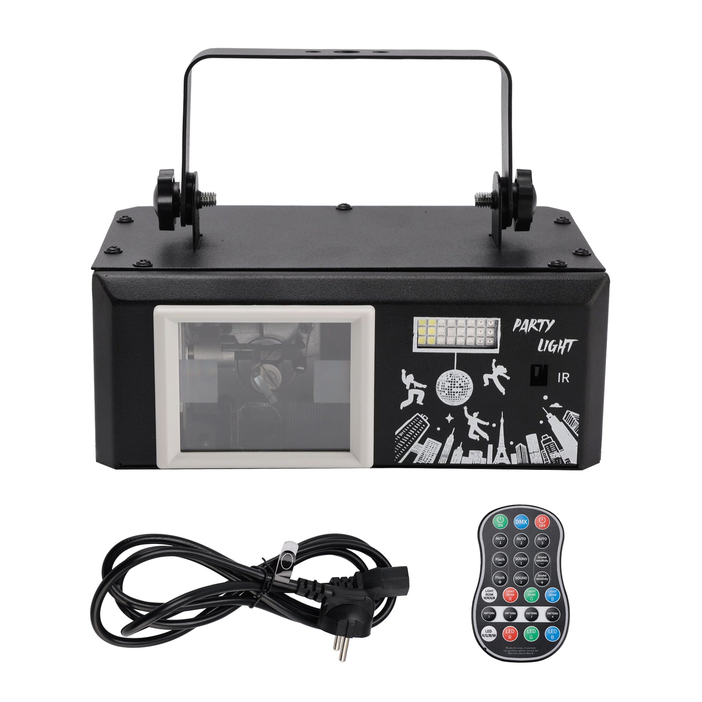 6IN1 Stage Laser Light Disco Party LED UV Stage Lighting System Club Stage Light