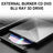 Burner USB External Ultra Slim BD DVD CD RW Disc Writer Movie Player