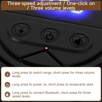 Bluetooth Smart Music Boxing Machine – Wall-Mounted Reflex & Fitness Trainer for Home, Office & Gym