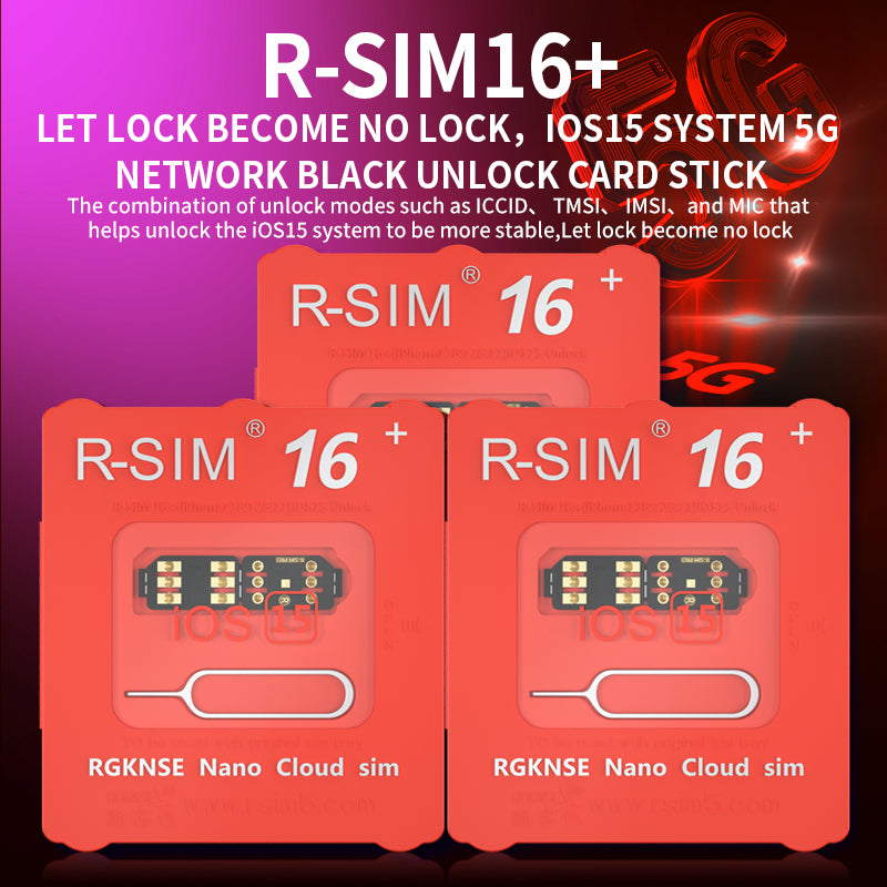 R-SIM 18 Nano Unlock RSIM Card Fit for IOS 16 iPhone 14 13 Pro MAX 12 Pro 11 X