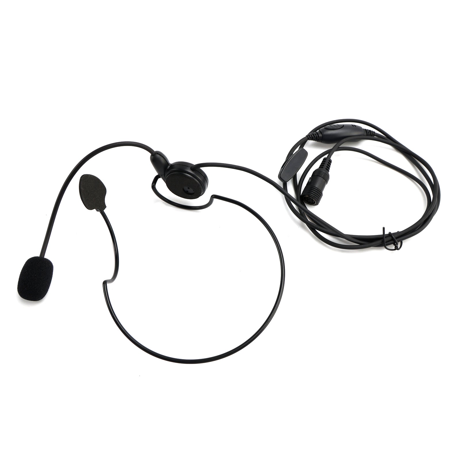 616-C2 Rear-Mounted Tactical Earhook Headset A24 Adapter Cable For A25CE A25N