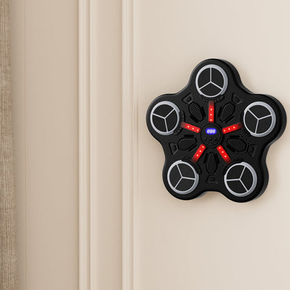 Dual Installation Options & Scoring Function for Home Use Music Boxing Machine for Kids – Wall-Mounted Bluetooth Smart Boxing Trainer with Workout Gloves (Copy)