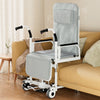 Hydraulic Reclining Transfer Chair with Commode for Home Care