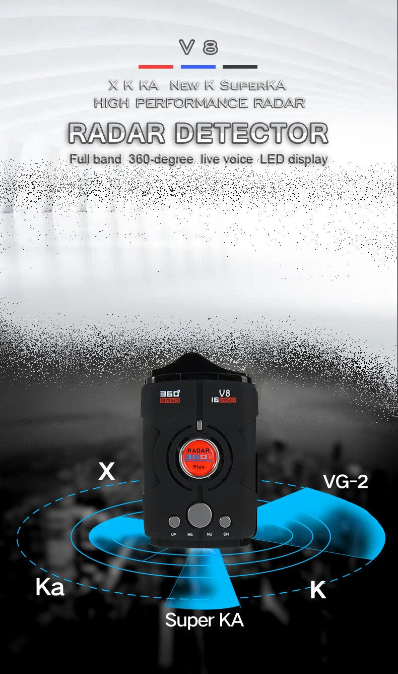DriveAlert™ Car Radar & Laser Alert Detector