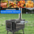 Outdoor Portable Tent Camping Wood Burning Stove with Pipe For Tent Cooking