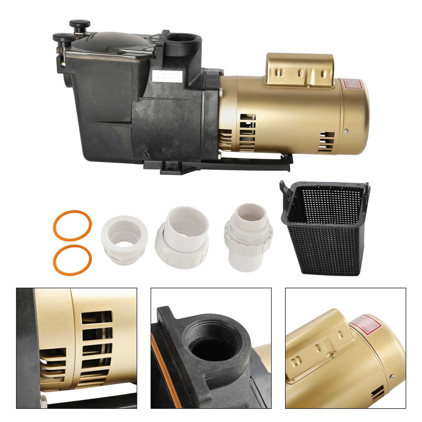 W3SP2607X10 Super Pump 1 HP Single Speed Pool Pump 115/230V