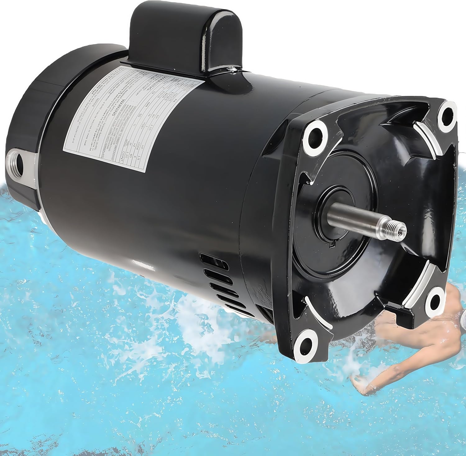 Pool Motor Replacement 1.5 HP B2854 Motor 115/230V Pool Motor