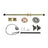 Various ATV Quad Go Kart Rear Live Axle Kit Sprocket Brake Wheel (Copy)
