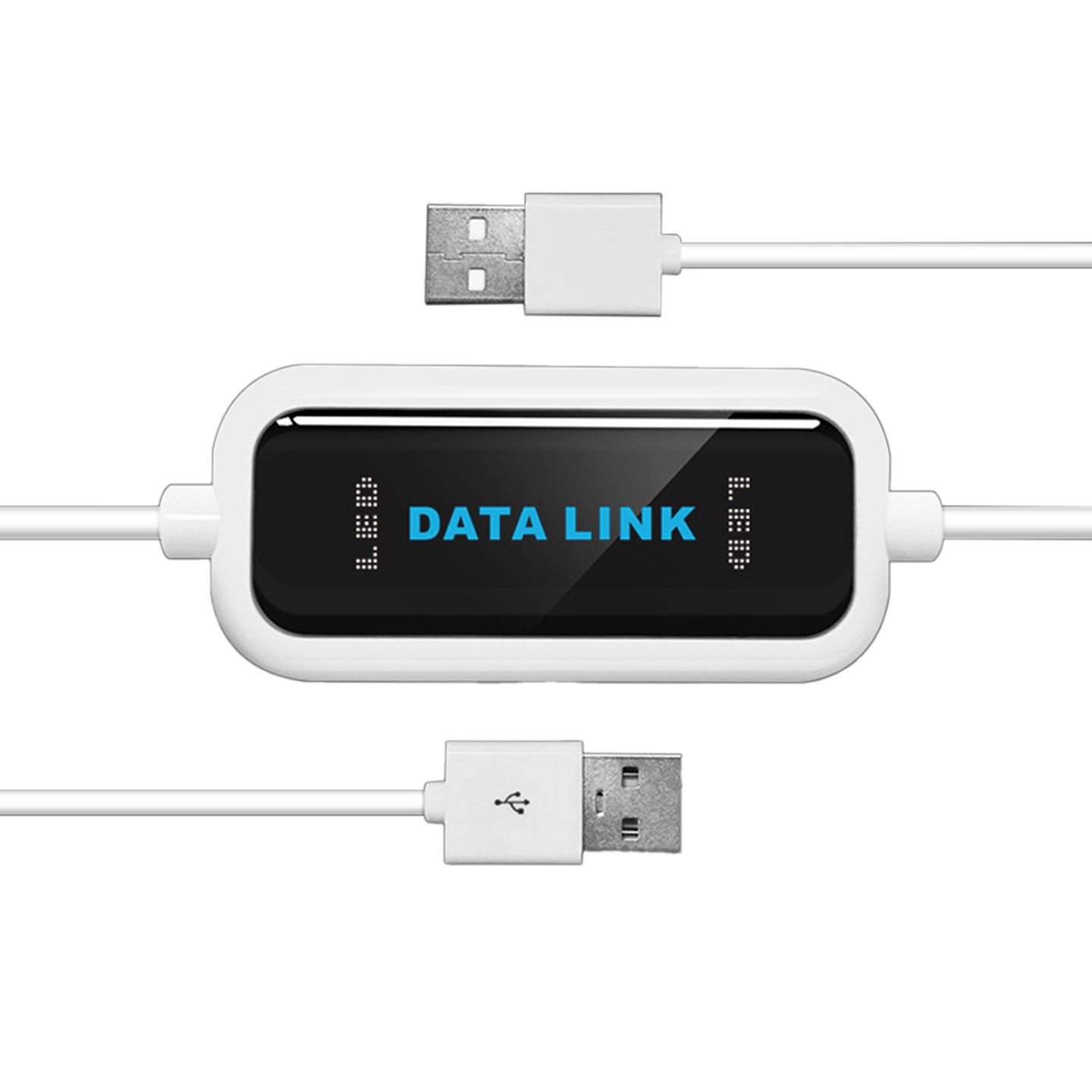 USB 2.0 PC-to-PC Data Transfer Cable, Driver-Free Link for Easy File Sync & Migration Between 2 Windows Computers