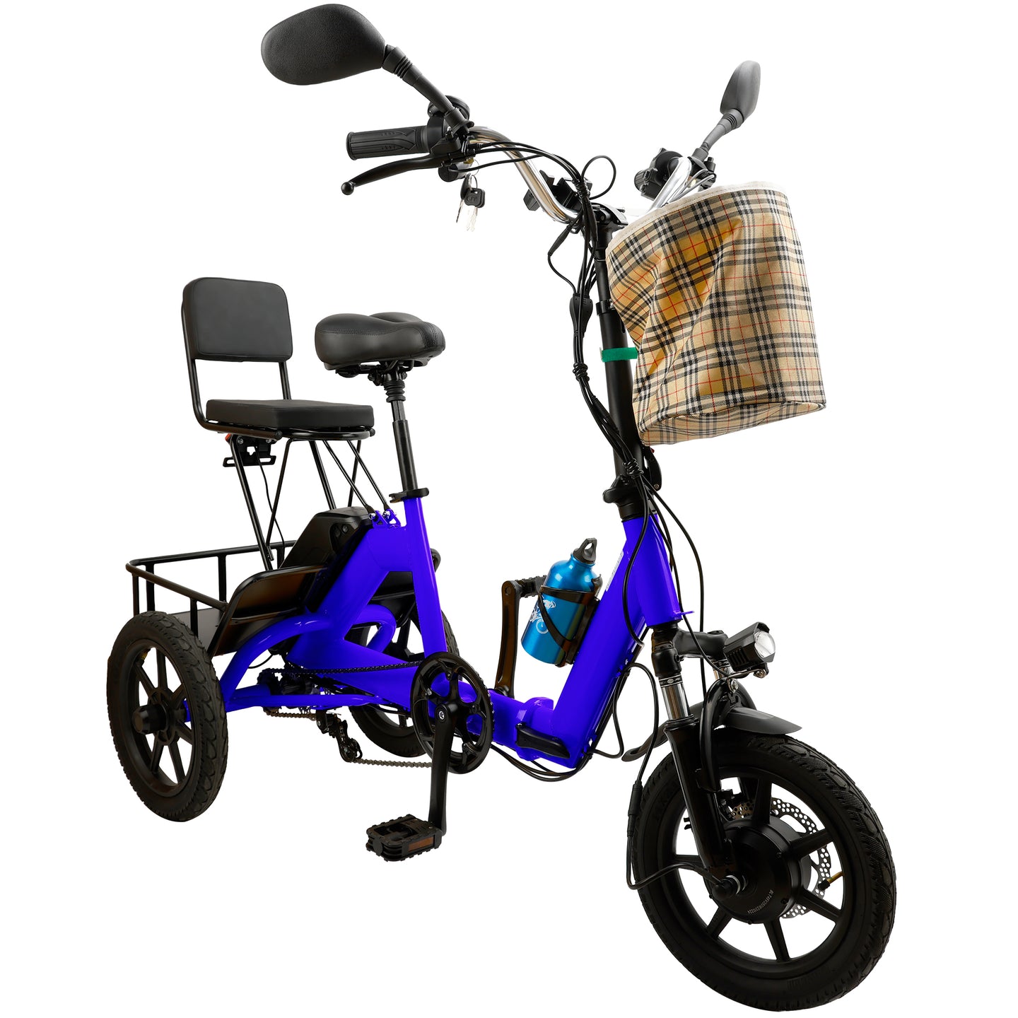 3 Wheel E-Trike Electric tricycle for Adult Folding Motorized 48V 350W