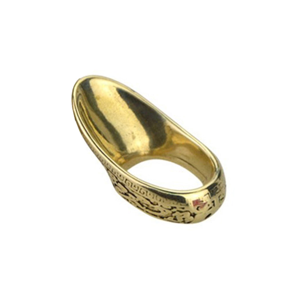 Archery 23mm Copper Thumb Ring Finger Guard Protector Gear Bow Hunting