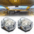 Heat resistant Splitter Clear Cover Nickel Plated 2pcs Distribution Block 1x0 In 2x0 GA Out Splitter Fusebox plastic housing for Car Audio Marine