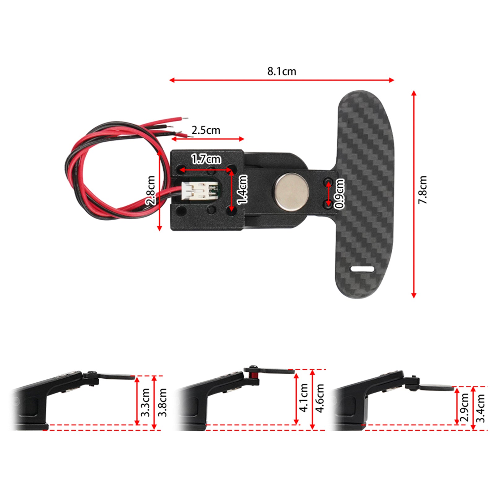 Shift Paddles Racing Game Simulation Steering Wheel with Mount For Logitech G923