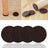 Furniture Felt Pads Square/Round Floor Protector Chair/Table Leg Sticky Back