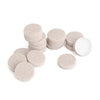 20mm STICK ON FURNITURE FELT PADS Anti-Skid Round Solid Oak Wood Floor Protector