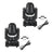 4Pcs Moving Head 8Gobo Stage Lighting RGBW LED DJ DMX Beam Bar Party Light