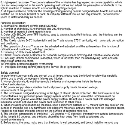 19x20W LED Zoom Moving Head Stage Light – RGBW DMX Beam & Wash Lighting for DJ Disco Party