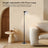 3 Colors Dimmable for Bedroom/Office-Walnut Adjustable LED Floor & Table Lamp