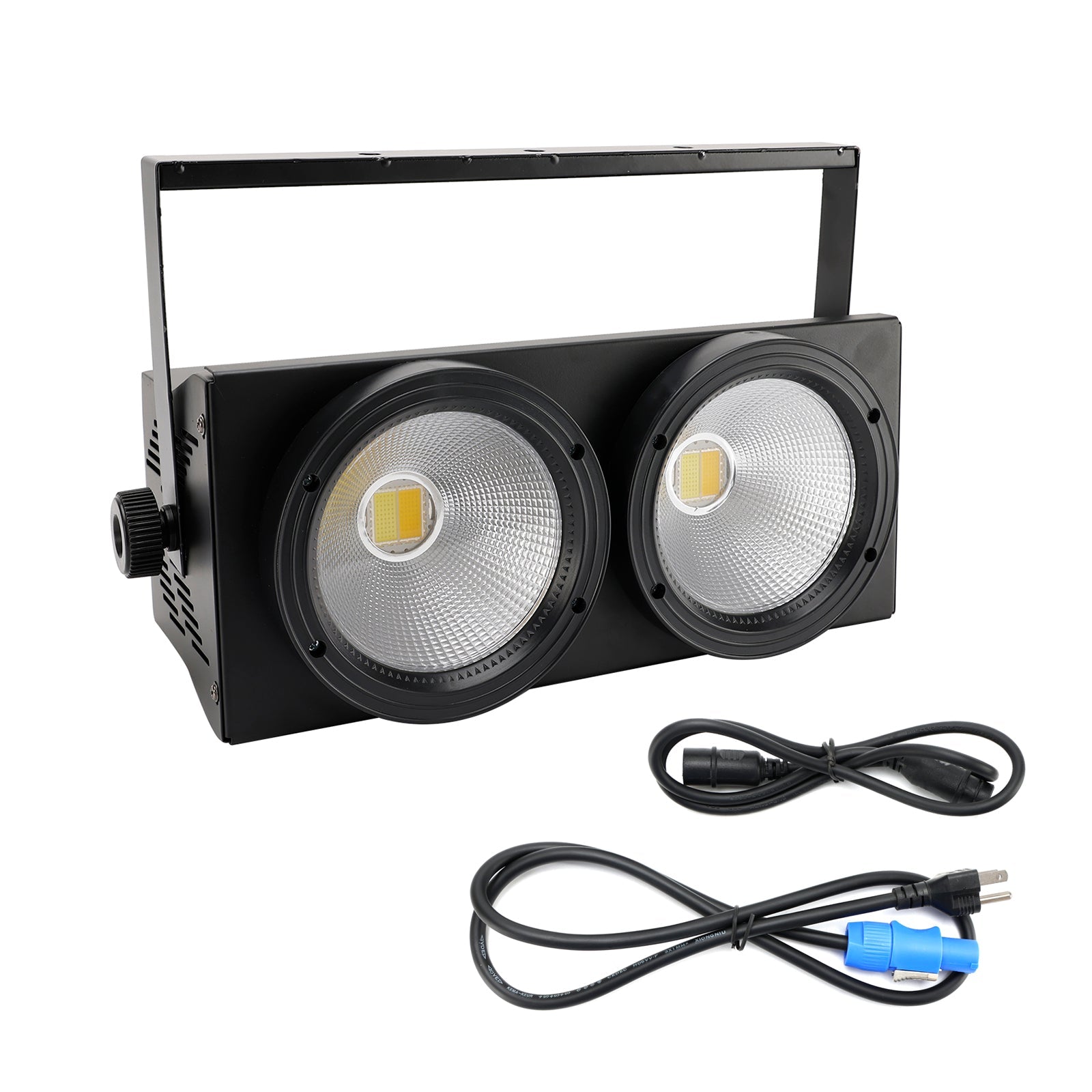 200W COB LED Par Light DMX Stage Lighting Warm Cool White Audience Blinder for DJ Disco Party Event Show