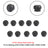 10x Volume Switch Knob Replace Cap for Baofeng UV5R UV5RA UV5RB UV5RC UV5RD 5RE