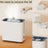 9.8L Large Capacity Humidifier 800ml/h Nano Four-Spray 50H Runtime 34dB Ultra-Quiet Top-Fill Smart Display with Timer & Auto Shut-Off