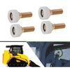 4Pcs Cab Door Roller AT319018 Fits For John Deere Skid Steer 240 250 260 270