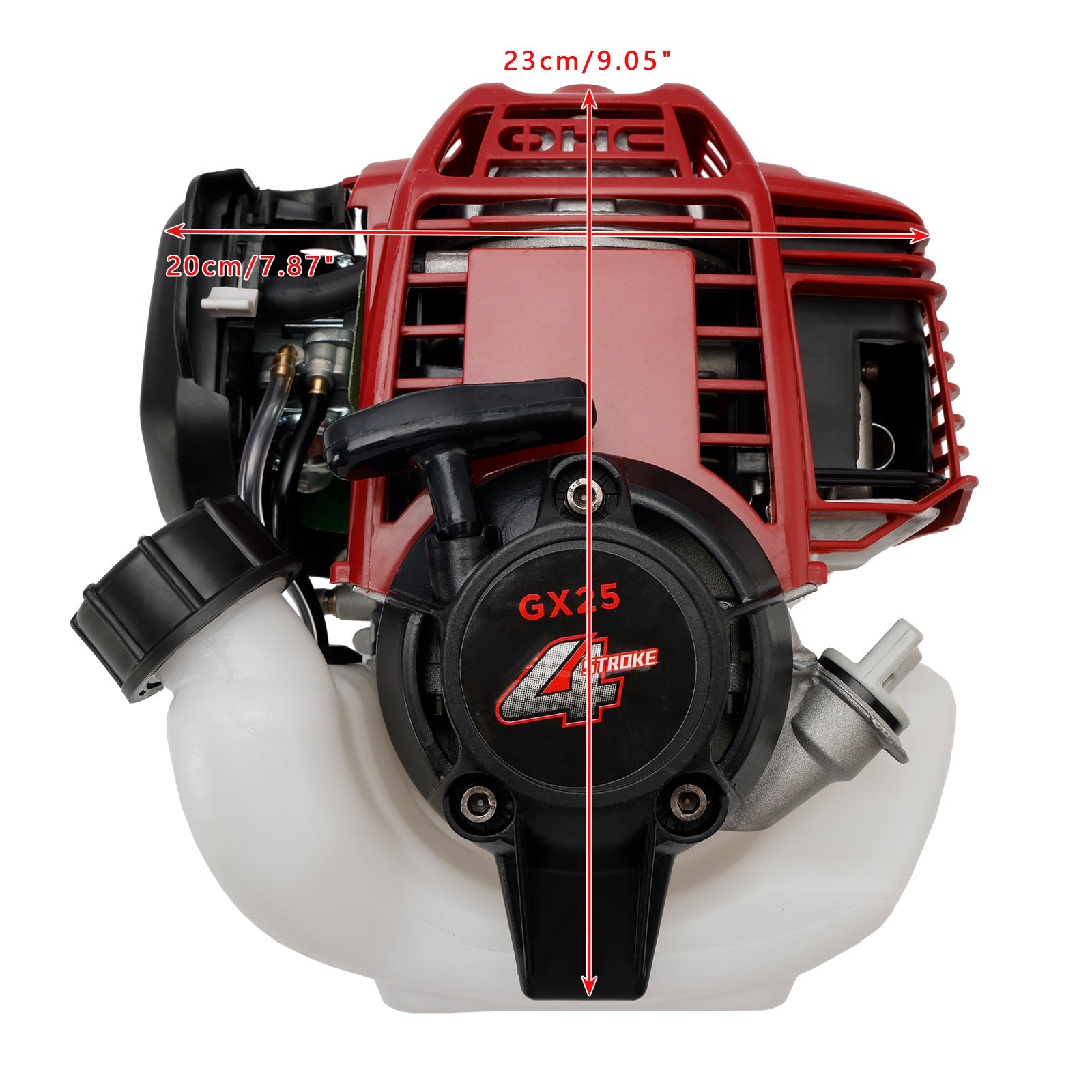 25cc 4-Stroke Gas Engine Replacement for Honda GX25, Fits Weed Eater, Brush Cutter & Trimmers