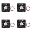 4Pcs DC Brushless Cooling PC Computer Fan 24V 8025s 80x80x25mm 0.15A 2 Pin Wire