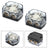 Heat resistant Splitter Clear Cover Nickel Plated 2pcs Distribution Block 1x0 In 2x0 GA Out Splitter Fusebox plastic housing for Car Audio Marine
