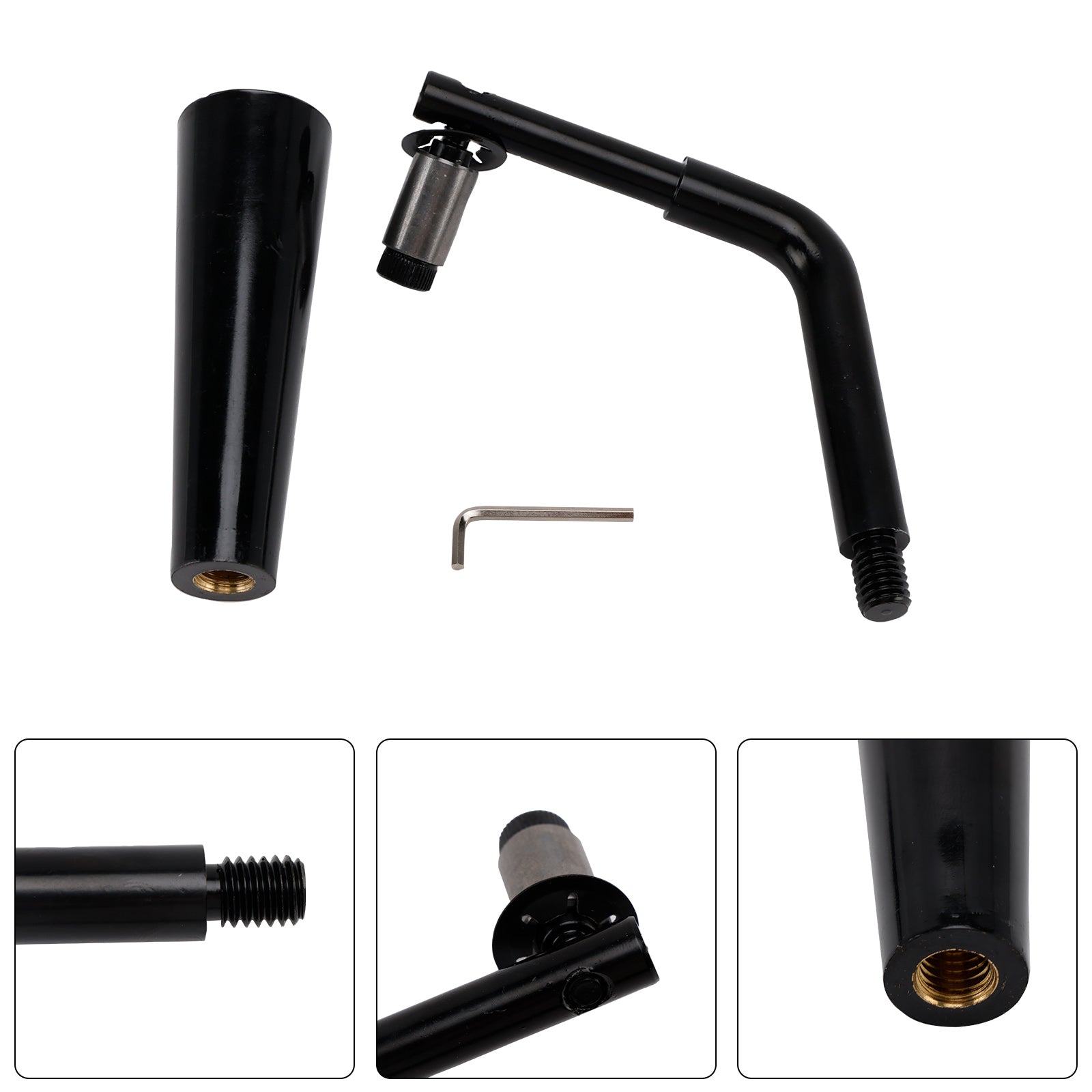 Threaded Door Handle Assembly for PelPro Stoves PP60 PP70 PP130 PP150 PPC90 TSC90 Pleasant Hearth Stoves PH35PS PH50CABPS PH50PS # SRV7093-024D Quadra-Fire Stoves Outfitter-I/II