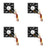 0.2A Fan Computer 5V DC CPU Cooling Brushless 3 Pin 60x60x15mm 6015s Fan