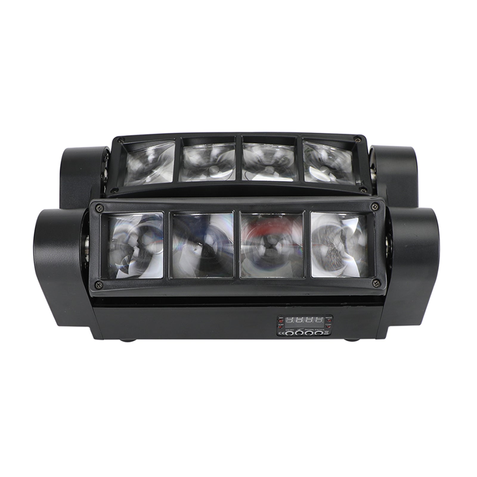 2Pcs 80W 8LED RGBW Spider Moving Head Stage Lighting Beam DMX Party DJ Lighting