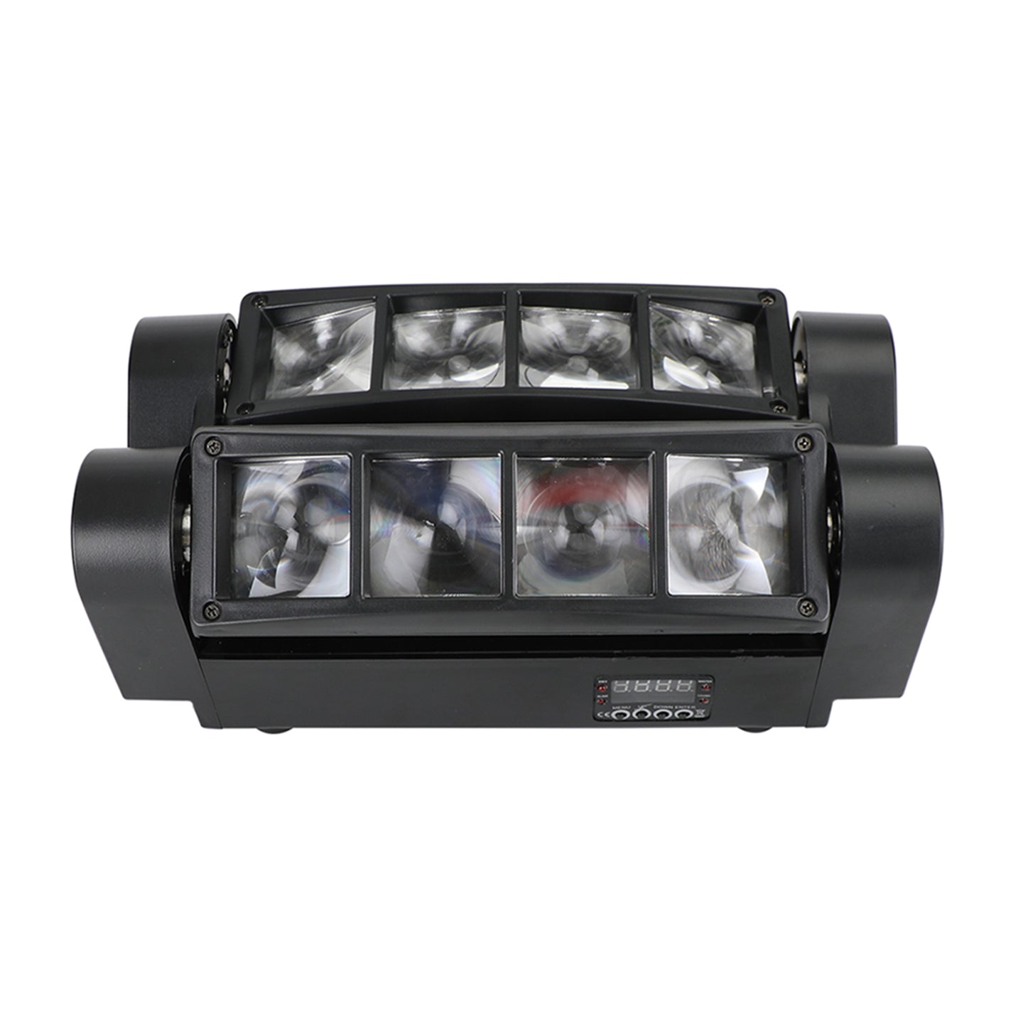 2Pcs 80W 8LED RGBW Spider Moving Head Stage Lighting Beam DMX Party DJ Lighting