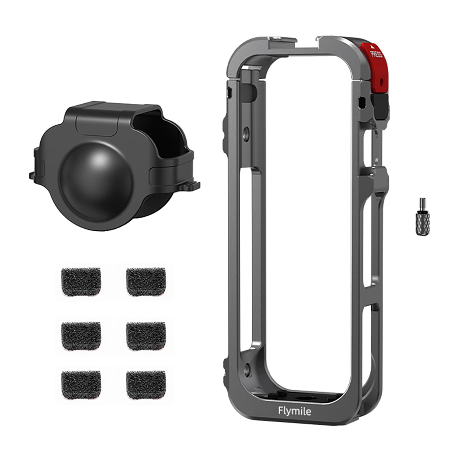 Utility Frame Case Cage for Insta360 X5 Protective Case Quick Release Adapter