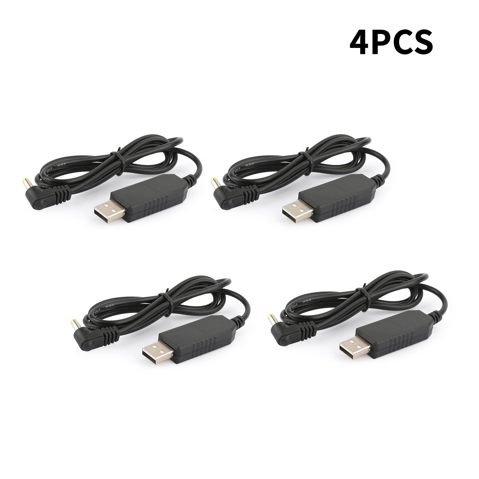 4PCS Walkie-talkie USB Charger Cable Fit for BaoFeng UV5RE UV-5R