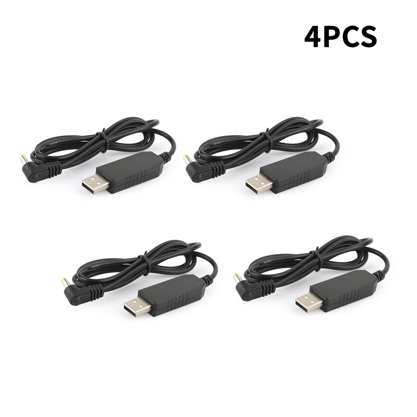 4PCS USB Charger Cable Fit for BaoFeng UV5RE UV-5R