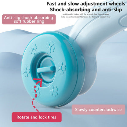 Baby Walker Sit and Stand Push Learning Toys Speed Adjustable Musical Activity Center with water tank for 6 Month and up